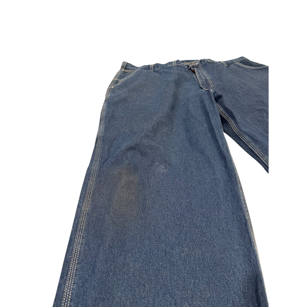 Carhartt B13-DST Loose Original Fit Carpenter Jeans Dark Stone Blue 44x30 Mens - Picture 6 of 11